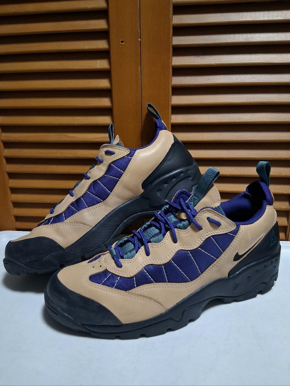 Nike ACG Air Mada Men's Trail Sneaker, Vachetta Tan/Night Blue * Size: 12.5